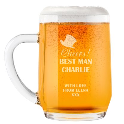 Personalised Pint Tankard - Cheers