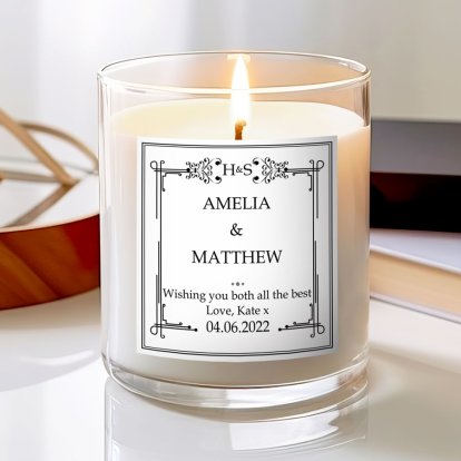 Personalised Scented Candle - Classic Frame Design - Photo 3